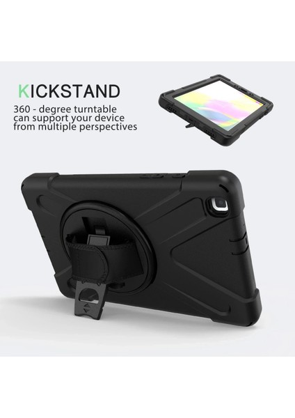 CPT83 Samsung Galaxy T290 Tab A 8 Kılıf Amazing Tablet Kapak - Siyah fiyatları