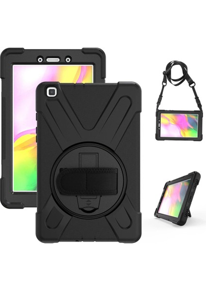 CPT83 Samsung Galaxy T290 Tab A 8 Kılıf Amazing Tablet Kapak - Siyah indirimleri