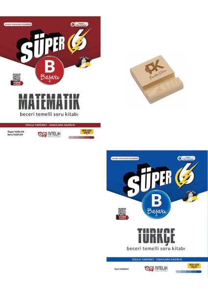 Nitelik 6. Sınıf Süper Matematik ve Fen (B) Beceri Temelli Soru Bankası + Telefon Standı Pk