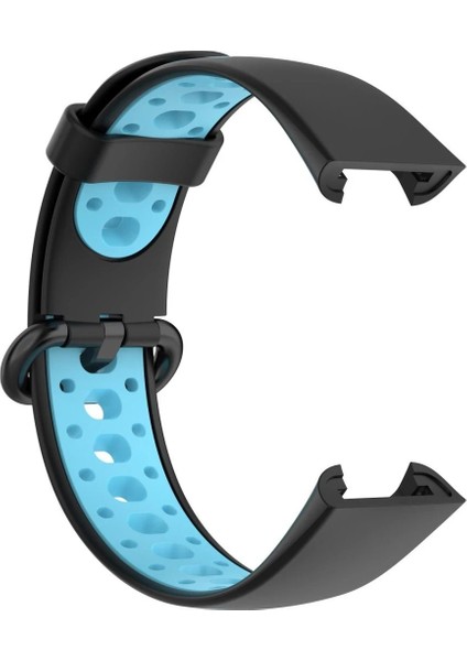 CPT83 Xiaomi Redmi Watch 2 Spor Delikli Kordon - Siyah-Mavi fırsatları