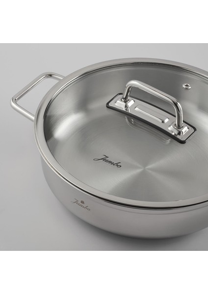 Modena 24 cm Paslanmaz Çelik Basık Tencere modelleri