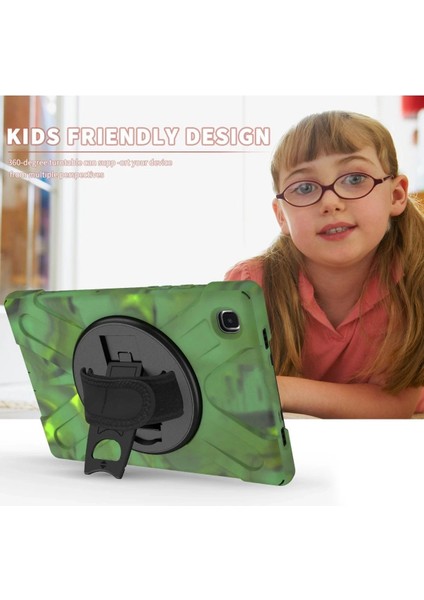 CPT83 Samsung Galaxy X200 Tab A8 10.5 Kılıf Amazing Tablet Kapak - Kamuflaj fırsatları