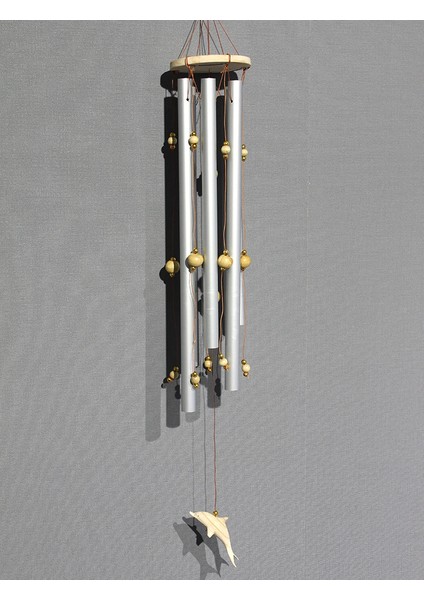 Boncuklu Metal Rüzgar Çanı Model 1