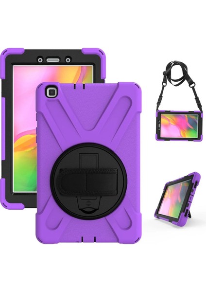 CPT83 Samsung Galaxy T290 Tab A 8 Kılıf Amazing Tablet Kapak - Mor indirimleri