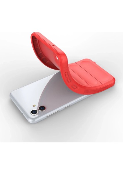 CPT83 Samsung Galaxy A04E Kılıf Optimum Silikon - Kırmızı fırsatları