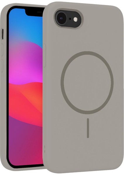 CPT83 iPhone 16E Broş Magsafe Kapak - Titan Gri