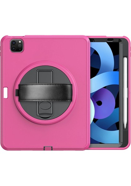 CPT83 iPad Pro 11 (2018) Kılıf Hand Strap Tablet Kılıfı - Pembe modelleri