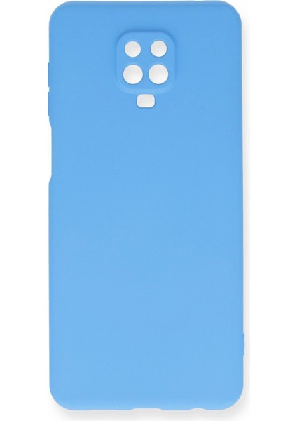 CPT83 Xiaomi Redmi Note 9 Pro Kılıf Nano Içi Kadife Silikon - Mavi