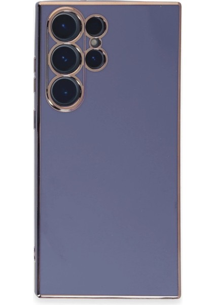 CPT83 Samsung Galaxy S23 Ultra Kılıf Volet Silikon - Mavi