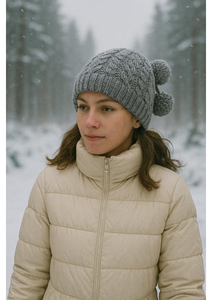 Kadın Bere Ponponlu Kışlık indirimleri