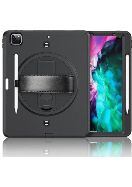 CPT83 iPad Pro 12.9 (2021) Kılıf Strap-C Otterbox Tablet Kapak - Siyah fiyatları