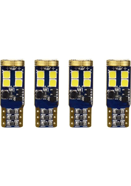 4x T10 168 LED Araba Ampulü 194 W5W 12-Smd 3030 Yonga Seti LED Ampuller ve 2x Yan Ayna Işığı Hyundai Sonata 8 2010-2014 (Yurt Dışından) modelleri