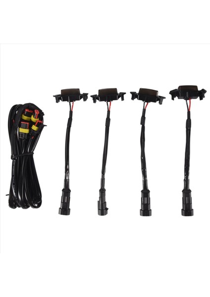 2016-2021 Için Toyota Tacoma Trd Pro / 2019-2021 Rav4 LED Front Grille Füme Amber Işık Gündüz Işık Lambası (Yurt Dışından) indirimleri