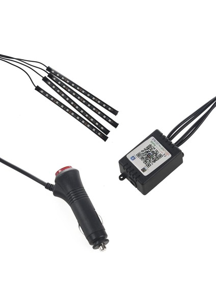 Rgb 4xled Strips Araba Iç Zemin Atmosferi Işık Bluetooth Telefon Uygulama Kontrolü (Yurt Dışından) indirimleri