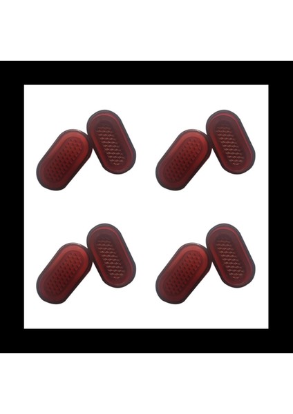 4x Arka Kuyruk Lambası Dokuzlu Maks G30 Scooter Aksesuarları Için 4x Arka Kuyruk Lambası Fren Işıkları Kapak (Yurt Dışından)