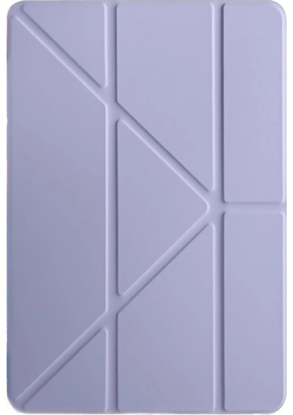 CPT83 Samsung Galaxy X910 Tab S9 Ultra 14.6 Kılıf Kalemlikli Mars Tablet Kılıfı - Lila
