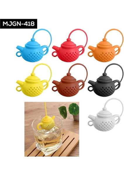 Çaydanlık Tasarımlı Çay Demleme Süzgeçi