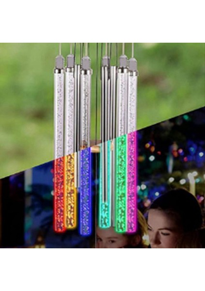 Güneş LED Rüzgar Zil Işığı Çeşitli Renkler Açık Açık Su Geçirmez Asılı Tüp Kolye Lambası (Yurt Dışından) fiyatları