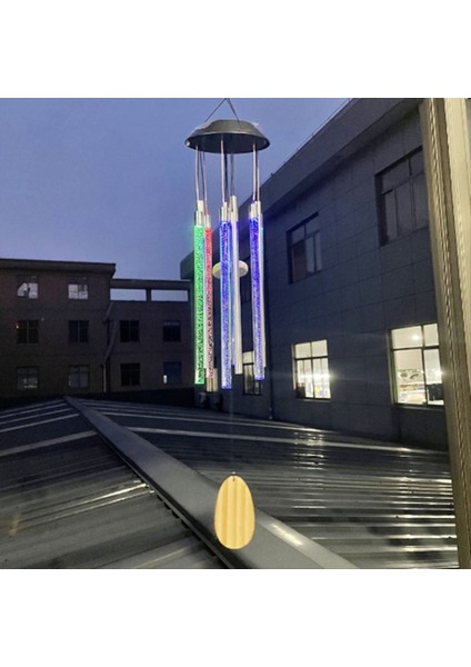 Güneş LED Rüzgar Zil Işığı Çeşitli Renkler Açık Açık Su Geçirmez Asılı Tüp Kolye Lambası (Yurt Dışından) modelleri