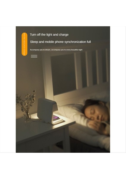 Kablosuz Şarj ve Işıklar ile Çalar Saat, Yatak Odası, Başucu Ofisi Için Dimmable Digtial Çalar Saat Şarj Istasyonu (Yurt Dışından) indirimleri