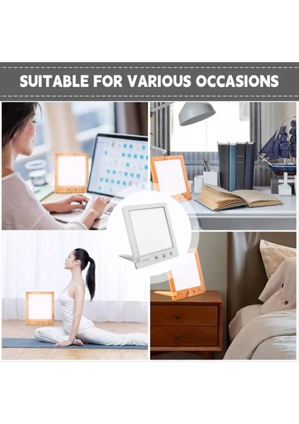 Simüle Doğal Güneş Işığı 10000 Yatak Odası Için Lux Doğal Lamba Kontrolü Ayarlanabilir Zaman Uv-Free Lamba Destek Standı (Yurt Dışından) indirimleri