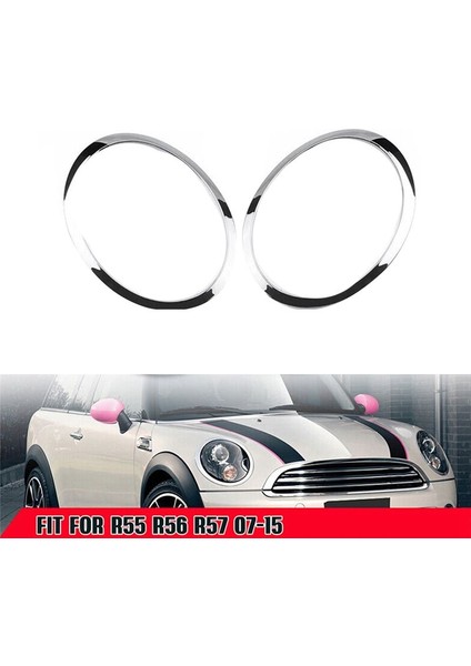 2014-2019 Mini Cooper S F55 F56 F57 Için Sağ Krom Far Döşeme Halkası Dekoru (Yurt Dışından) fiyatları