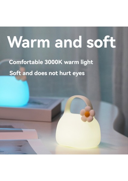 Torba Taşınabilir Lamba Sevimli Başucu Masa Üstü Pat Lamba Internet Ünlü Yumuşak Işık Zamanlayıcı Uyku Lambası (Yurt Dışından) indirimleri