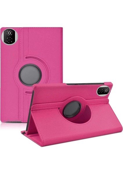CPT83 Huawei Honor Pad X7 360 Tablet Deri Kılıf - Pembe