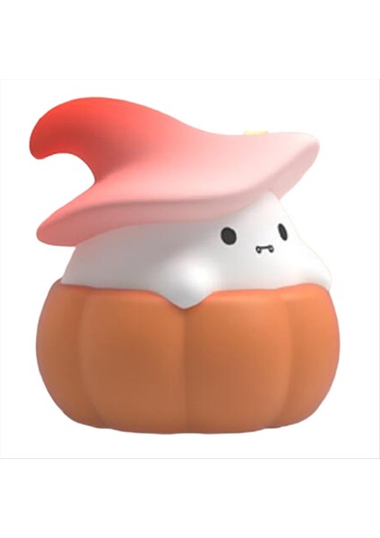 LED Balkabağı Hayalet Silikon Lamba Silikon LED Hafif Gece Işığı USB Şarj Edilebilir Başucu Lambası Ofisler Için Yatak Odası B (Yurt Dışından) indirimleri