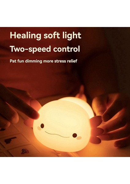 Semander Altıgen Dinozor Gecesi Işık Sevimli Yatak Odası Emzirme Göz Koruması Dökme Işık Salamander Gece Işığı (Yurt Dışından) fırsatları