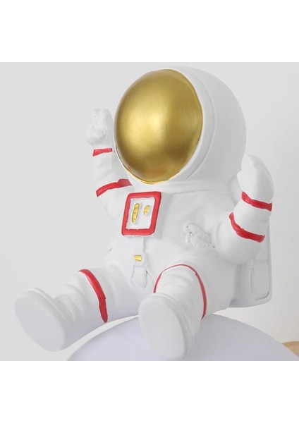 Yaratıcı Astronot Duvar Lambası 3D Baskı Abajur LED Duvar Işık Yatak Odası Başucu Çocuk Oda Duvar Sconce Astronot B (Yurt Dışından) fiyatları