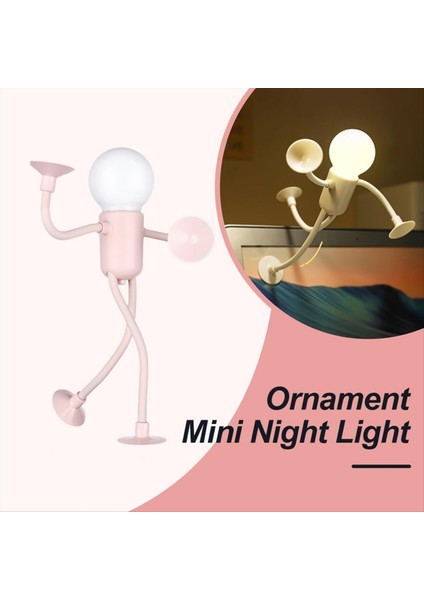 Yatak Odası, Banyo ve Noel Dekoru Yatak Odası Masaüstü Atmosfer Lambası Mavi (Yurt Dışından) indirimleri