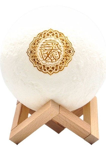 Müslüman Gece Işığı 3D Dokunmatik Ay Uygulama Uzaktan Kumanda LED Gece Işık Ay Işığı Yatak Odası Dekorasyon Coran Lamba (Yurt Dışından)