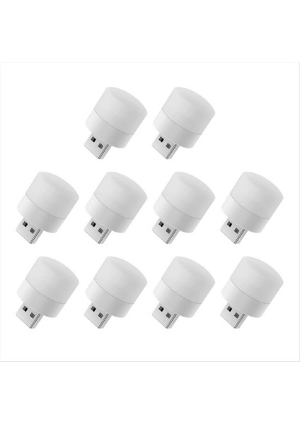 10PCS Mini USB Gece Işık Göz Koruma Kitabı Okuma Işık USB Fiş Bilgisayar Mobil Güç LED Gece Lambası, Beyaz Işık (Yurt Dışından) fiyatları