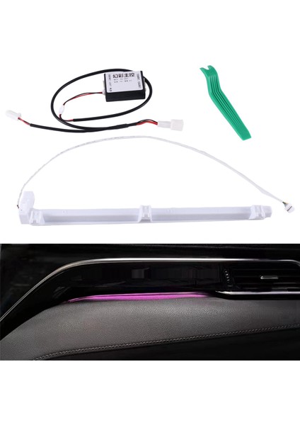 2018-2023 Için Yeni Araba Merkezi Kolçak Ortam Işığı 8 Nesil Toyota Camry Phantom Işık Merkezi Kontrol Işığı (Yurt Dışından)