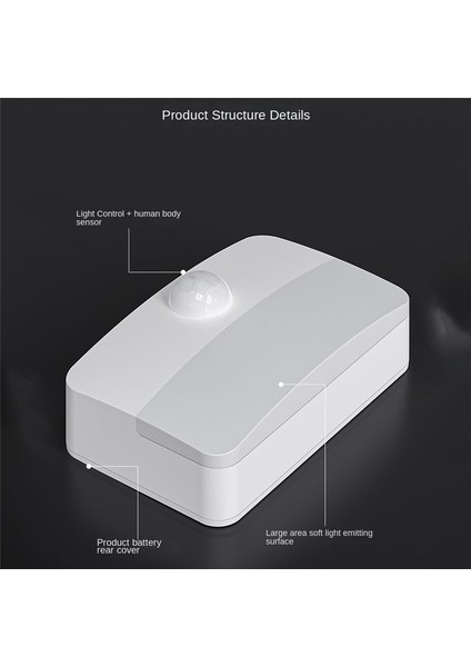 LED Hareket Sensörü Gece Işığı 3000K Stick-On Dolap Işığı Alacakaranlıktan Şafaktan Şafaktan Sensör 3 Paket Beyaz (Yurt Dışından) indirimleri