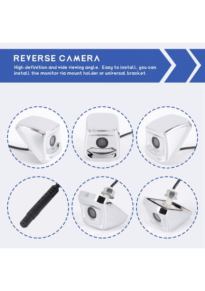 3x Toyota Hılux AN120 AN130 2010-2018 Araba Arka Görünüm Kamera Yedekleme Kamera Ters Park Kamerası Bagaj Kapağı Kamera B (Yurt Dışından) indirimleri