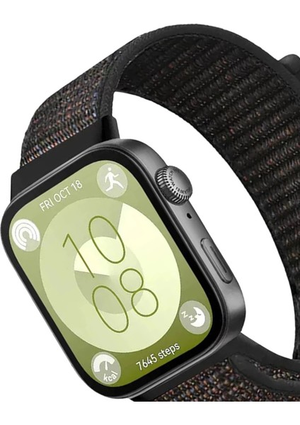 CPT83 Huawei Fit 4 Hasırlı Cırtcırtlı Kordon - Siyah fiyatları