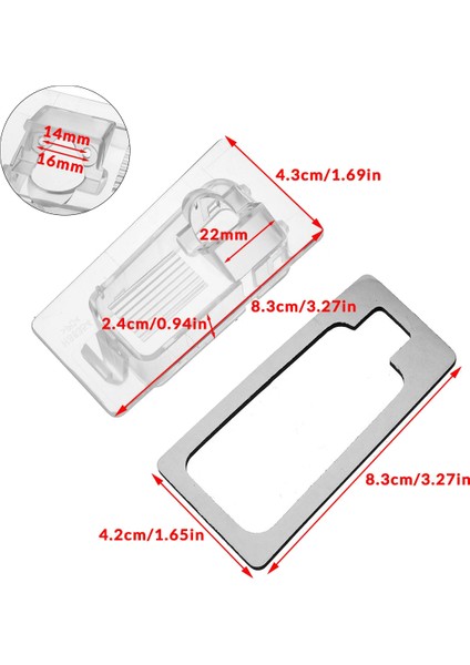 Araba Arka Görünüm Kamera Braketi Geri Kamera Kapağı Kılıfı Hyundai Solaris Sedan Hc Rusya 2017 2018 2019 Için Braket (Yurt Dışından) modelleri