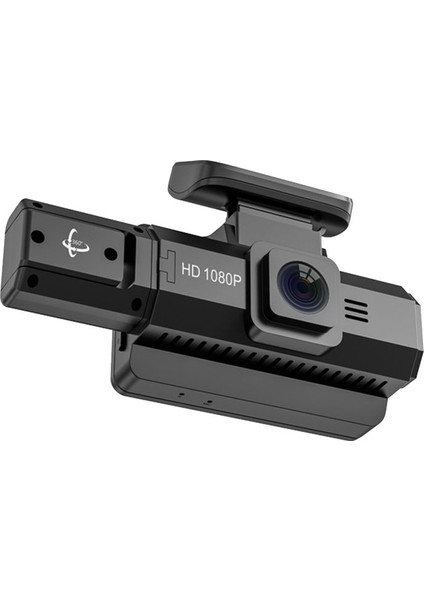 A88 Araba Ön Araba Döndürülebilir Araba Kamera Video Kaydedici Araba Kaydedici Gece Görüşü Çift Lens Evrensel Modelleri (Yurt Dışından)