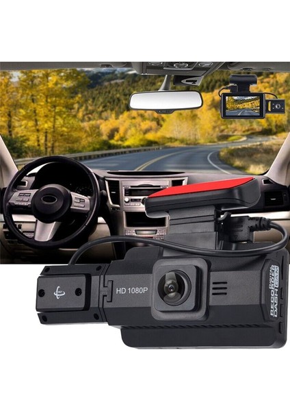 A88 Araba Ön Araba Döndürülebilir Araba Kamera Video Kaydedici Araba Kaydedici Gece Görüşü Çift Lens Evrensel Modelleri (Yurt Dışından) fiyatları