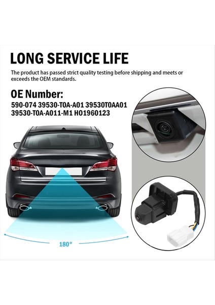 Araba Geri Kamera Dikizli Honda Cr-V 2012-2013 590-074 39530-T0A-A01 (Yurt Dışından) fiyatları