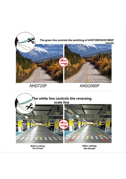 Ahd 1080P Araba Arka Görünüm Kamera Bagaj Bagaj Kapağı Bmw 3 Serisi 5 Serisi X5 E90 E60 E70 Için Ters Kamera (Yurt Dışından) fırsatları