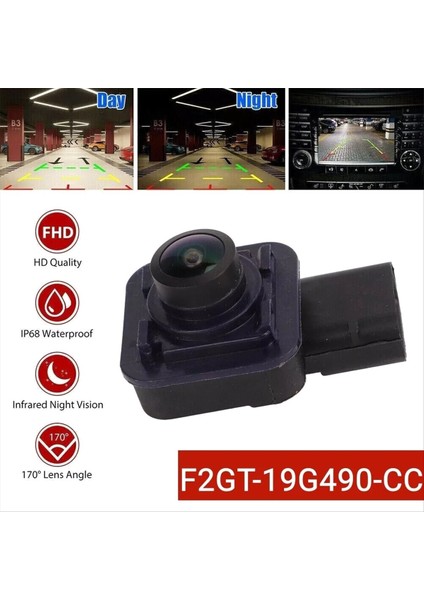 F2GT-19G490-CC Ford Explorer Için F2GT19G490CC 2016-2019 Geri Verim Yedeklik Kamera Parkılık Assi Kamera (Yurt Dışından) modelleri