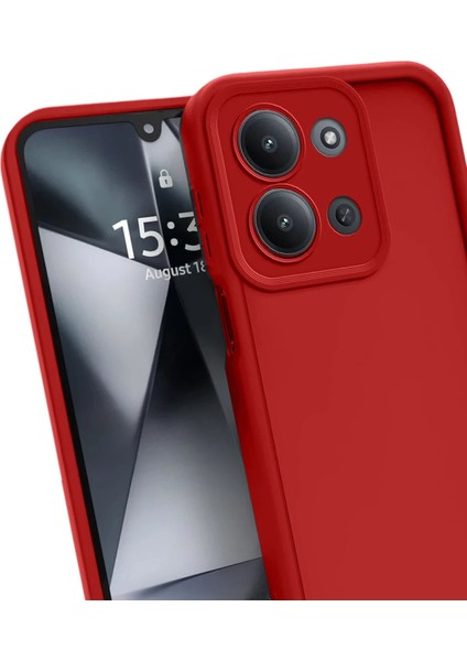 CPT83 Xiaomi Redmi 15C 4g Viera Silikon - Kırmızı modelleri