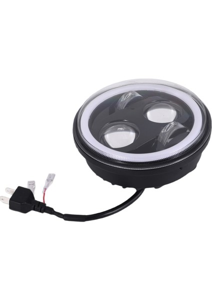 5 75 LED Far Harley Sportster Iron Için Beyaz Halo Drl ile 5-3/4 Motosiklet Far (Yurt Dışından)