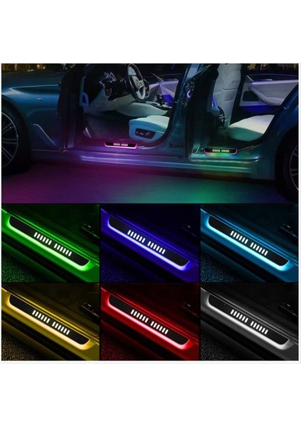 Araba LED Kapı Pedalı Işığı Araba LED Kapı Eşik Işığı Araba Otomatik Sensör Kablosuz Kapı Işığı Ön (Yurt Dışından) fiyatları