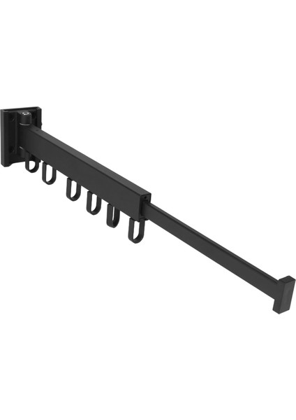 Katlanır Giysiler Askı Duvar Montaj Geri Çekilebilir Bez Kurutma Raf Alüminyum Çamaşır Yıkama Uzay Tasarruf Kurutma Siyah C (Yurt Dışından) fiyatları