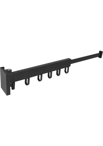 Katlanır Giysiler Askı Duvar Montaj Geri Çekilebilir Bez Kurutma Raf Alüminyum Çamaşır Yıkama Uzay Tasarruf Kurutma Siyah C (Yurt Dışından) modelleri