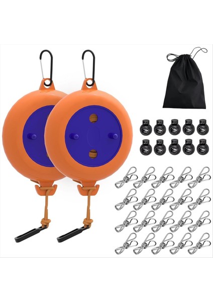 Taşınabilir Seyahat Çamaşır Ipi, Kapalı Çamaşır Ipi ve Açık Kamp Çamaşırları Için Geri Çekilebilir Çamaşır Ipi (Yurt Dışından)